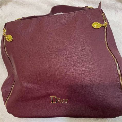 dior bag maroon